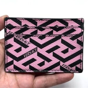 Pink Versace cardholder